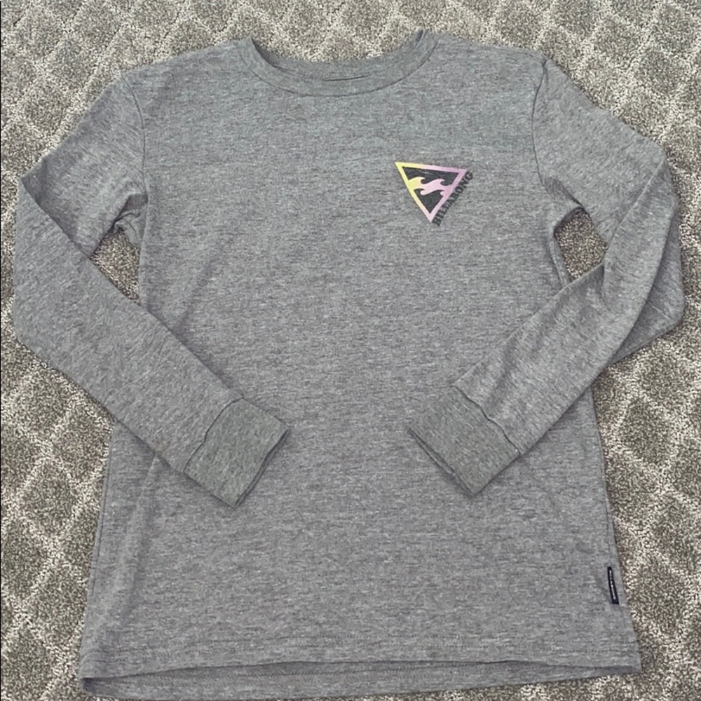 Grey Long sleeve Billabong Tee